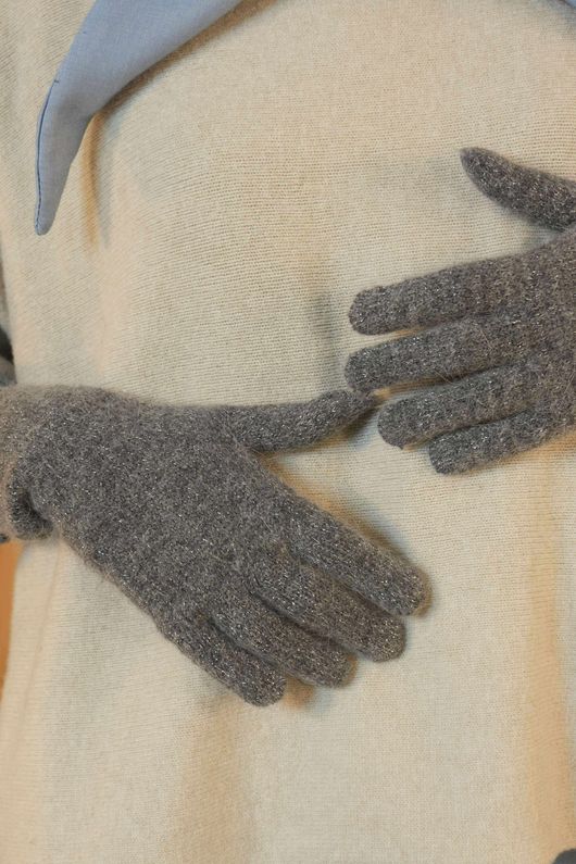 Octavia Arm Warmer Gloves Dark Grey